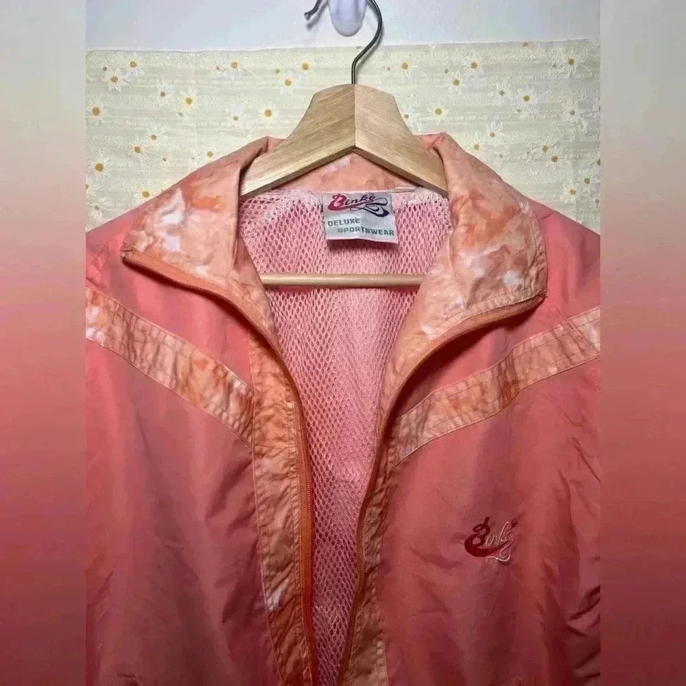 Binke Vintage 90's Windbreaker Athleisure Sporty Activewear Sportswear Size XS-S - Picture 4 of 12